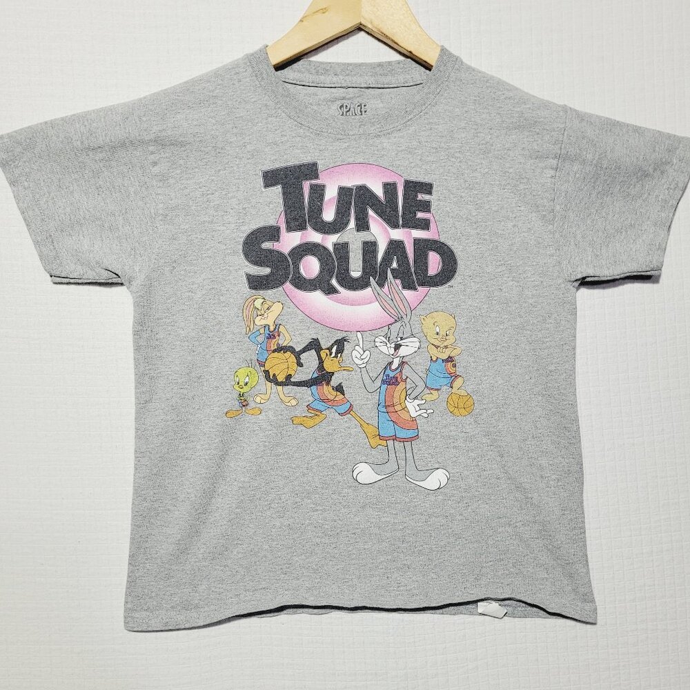 Adult S Small Tune Squad Space Jam T-shirt Tee Shirt Gray Bugs Bunny New Legacy
